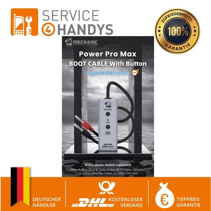 Mechanic Power Pro Max Testkabel DC Power für IPhone 6-13 Pro Max