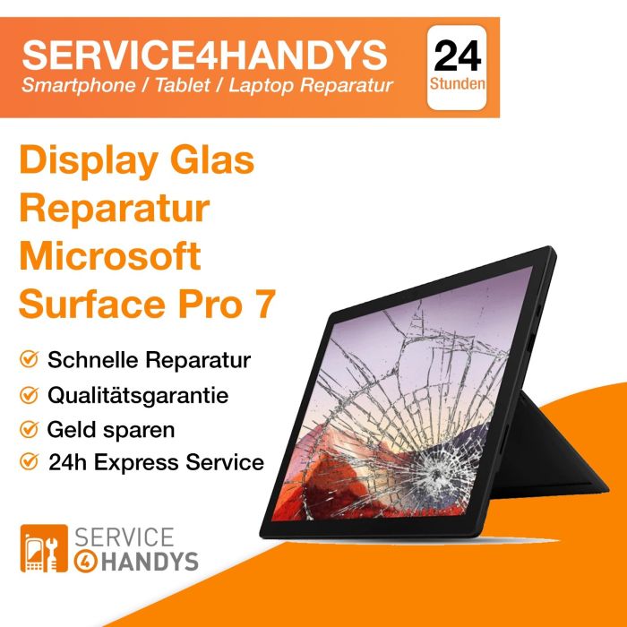 Microsoft Surface Pro 7 Display Frontglas Display Glas Austausch Reparatur