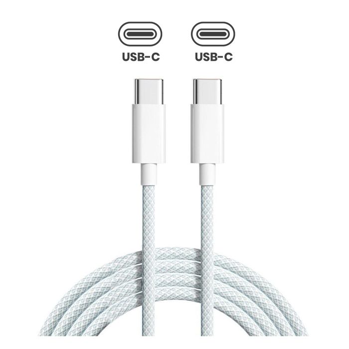 USB-C to C Braided Kabel für iPhone/ iPad (1 m/ 3 ft) (OEM Grade New)
