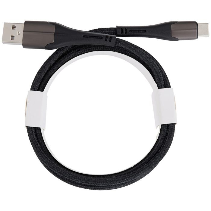 USB Type C To USB Type A Kabel (1.8 m/ 6 ft) (AmpSentrix Alpha) (Schwarz)