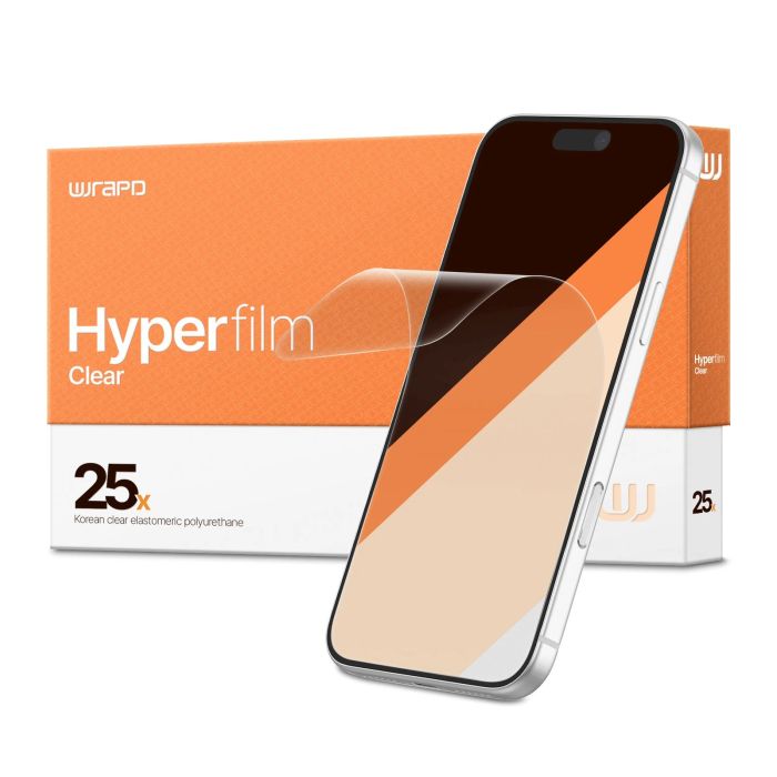 EPU HyperFilm Clear Display Schutz (25er Pack) (Wrapd)