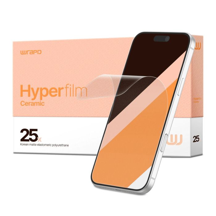 Matte HyperFilm Ceramic Display Schutz (25er Pack) (Wrapd)