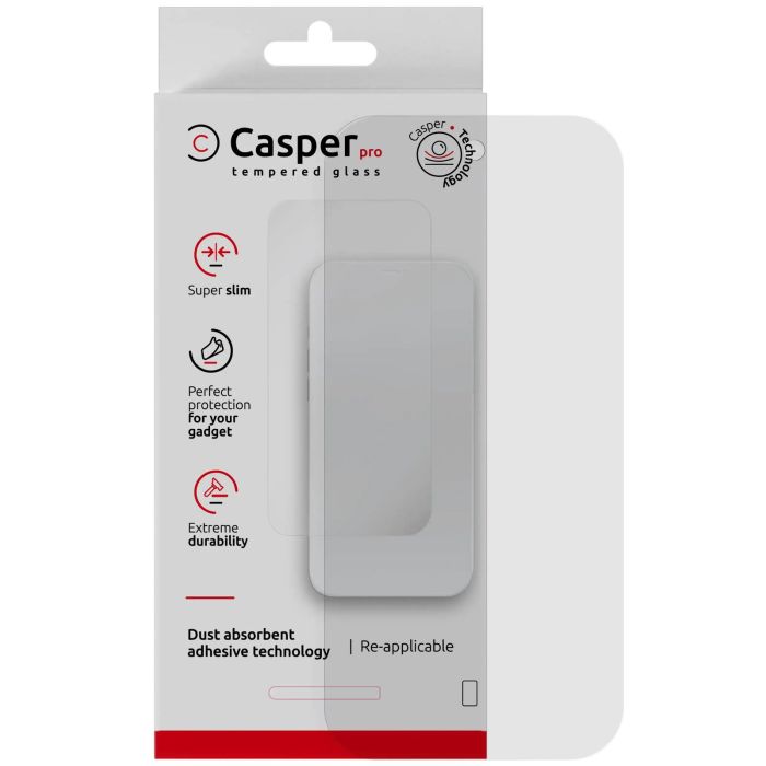 Casper Pro Displayschutzglas für Pixel 10a (Retail-Verpackung) (Transparent)