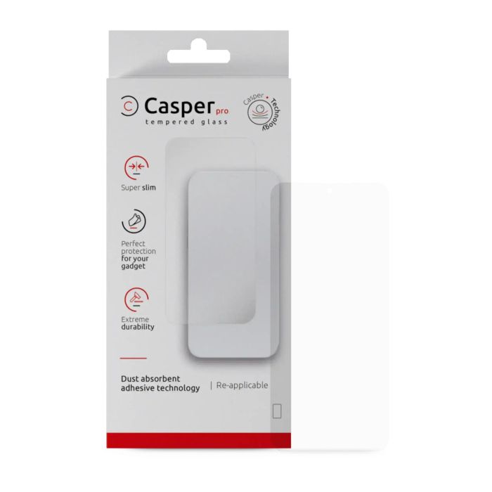 Casper Pro Displayschutzglas für Pixel 9A (Retail-Verpackung) (Transparent)