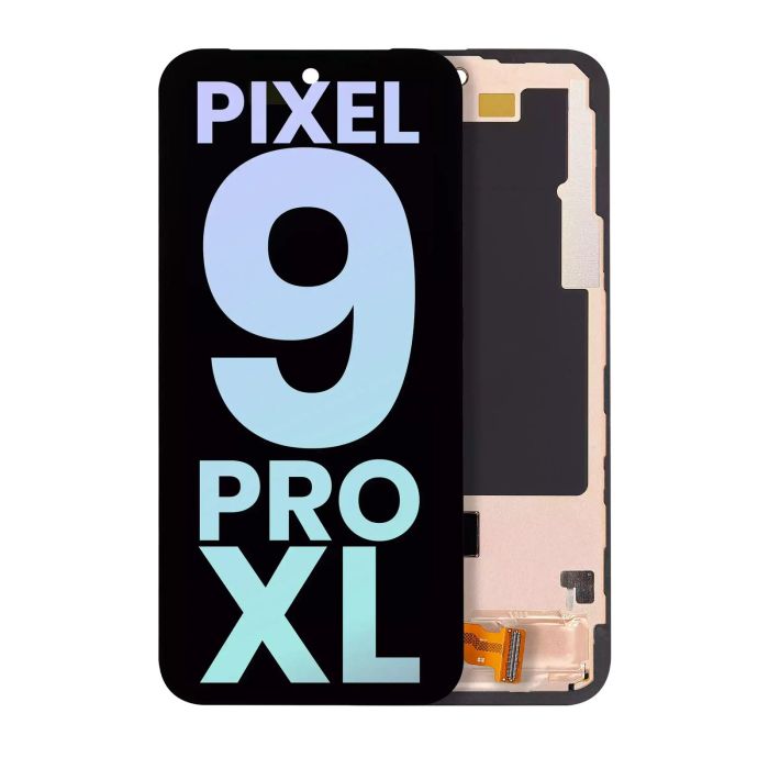 OLED Display mit Rahmen (mit Fingerabdruck Sensor) für Pixel 9 Pro XL (Original)