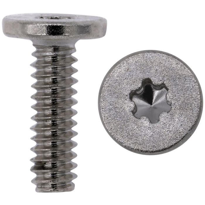 Schrauben (3IP M1.4 × 4.40L LCS Ni Flat Head Silver Nylon Patch P25 Basis 3)