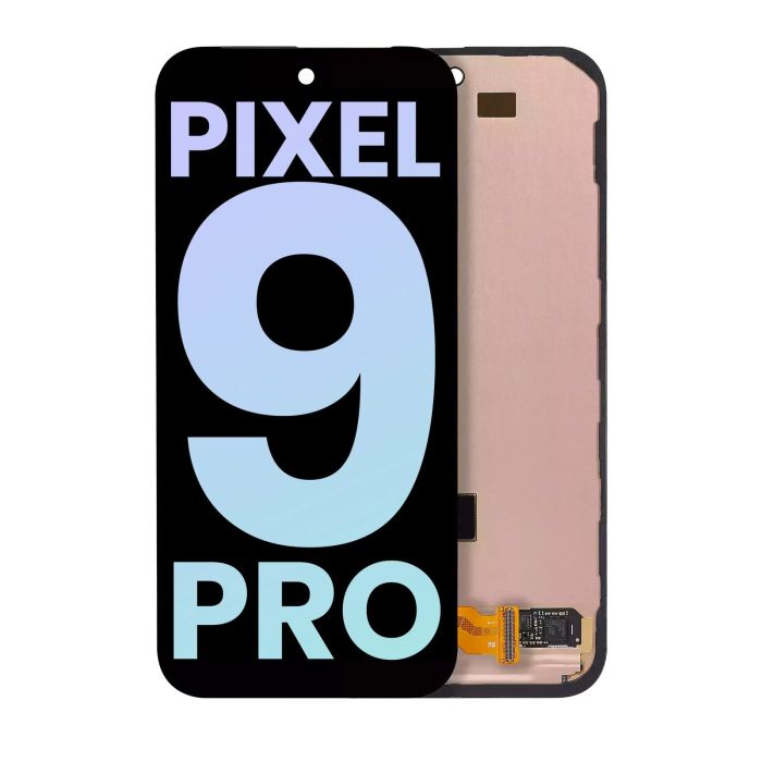 OLED Display mit Rahmen (mit Fingerabdruck Sensor) für Pixel 9 Pro (Original)