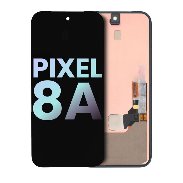OLED Display ohne Rahmen (mit Fingerabdruck Sensor) für Pixel 8a (Original)