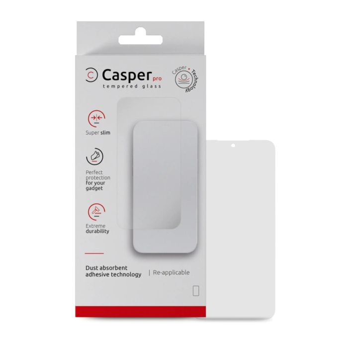 Casper Pro Displayschutzglas für Pixel 8 (Retail-Verpackung) (Transparent)