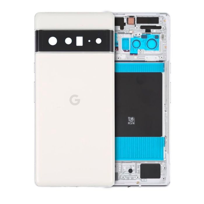 Rückgehäuse für Google Pixel 6 Pro (Original) (Cloudy White)