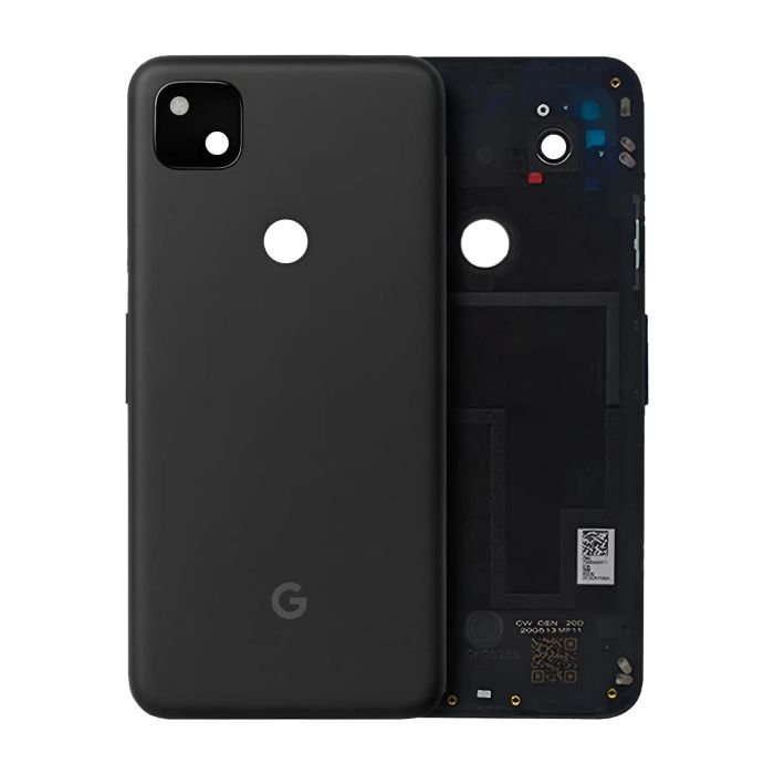 Rückglas Einheit für Google Pixel 4a 5G (Original) (Just Black)