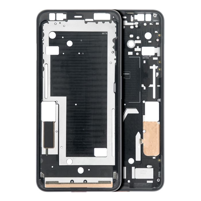 Mittelrahmen für Google Pixel 4XL (Clearly White Power-Taste)