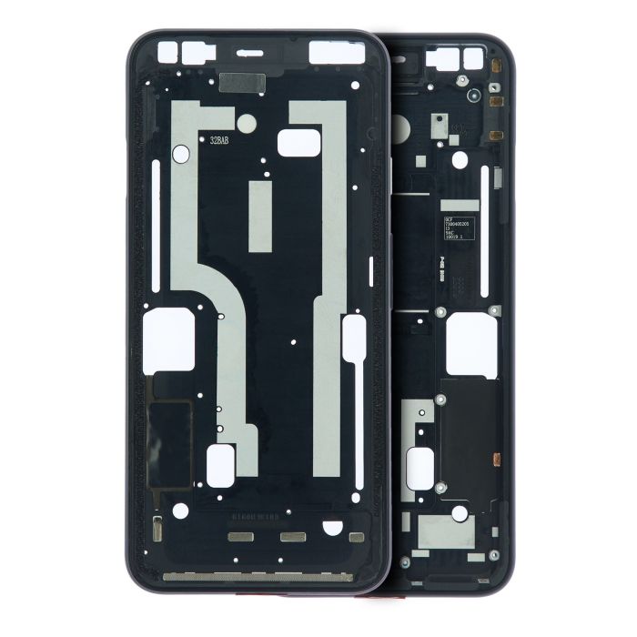 Mittelrahmen für Google Pixel 4 (Clearly White Power-Taste)