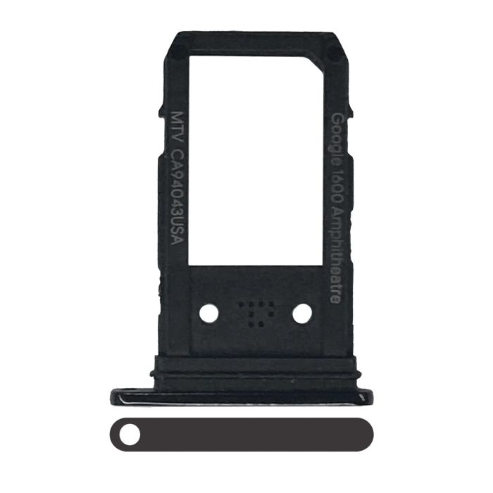 SIM-Kartenschacht für Google Pixel 3a XL (Original) (Just Black)