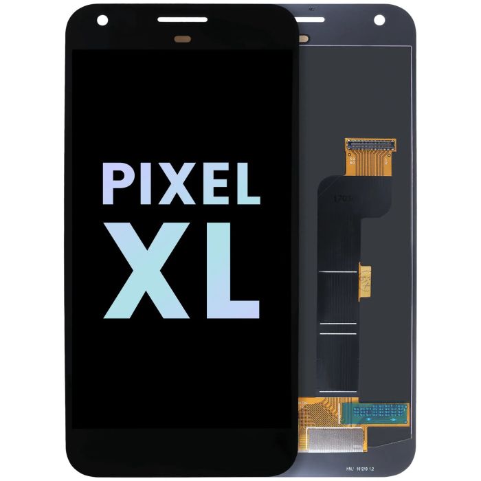 LCD Display Einheit ohne Rahmen für Google Pixel XL (Original) (Schwarz)