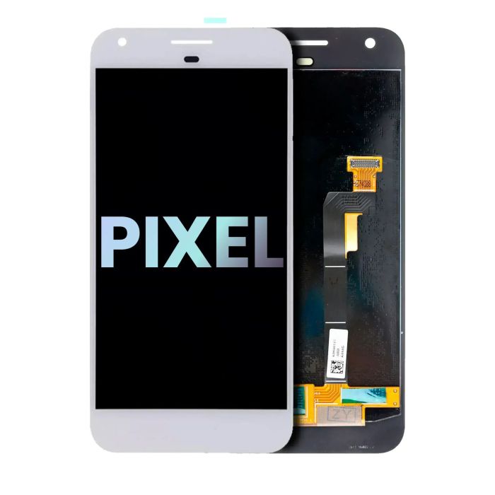 OLED Display Einheit ohne Rahmen für Google Pixel (Original) (Weiß)