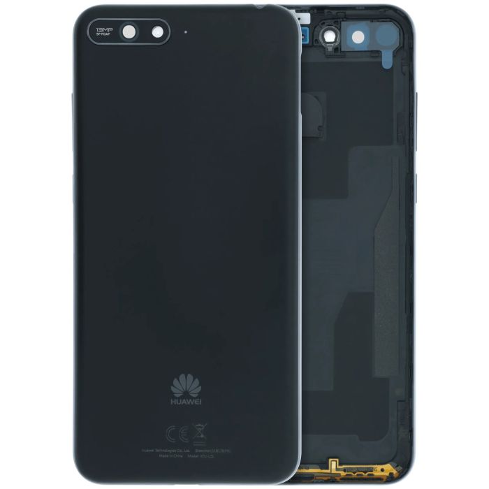 Rückseite Abdeckung für Huawei Y6 (2018) (Original) (Schwarz)