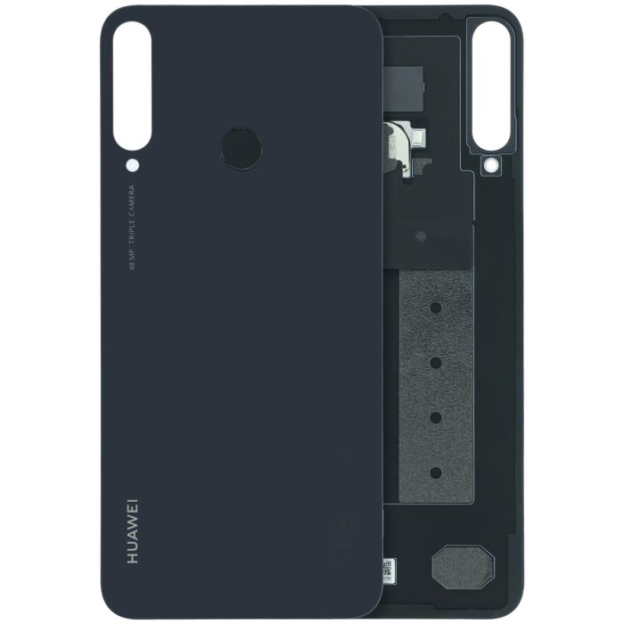 Rückseite Abdeckung für Huawei P40 Lite E (Original) (Schwarz)