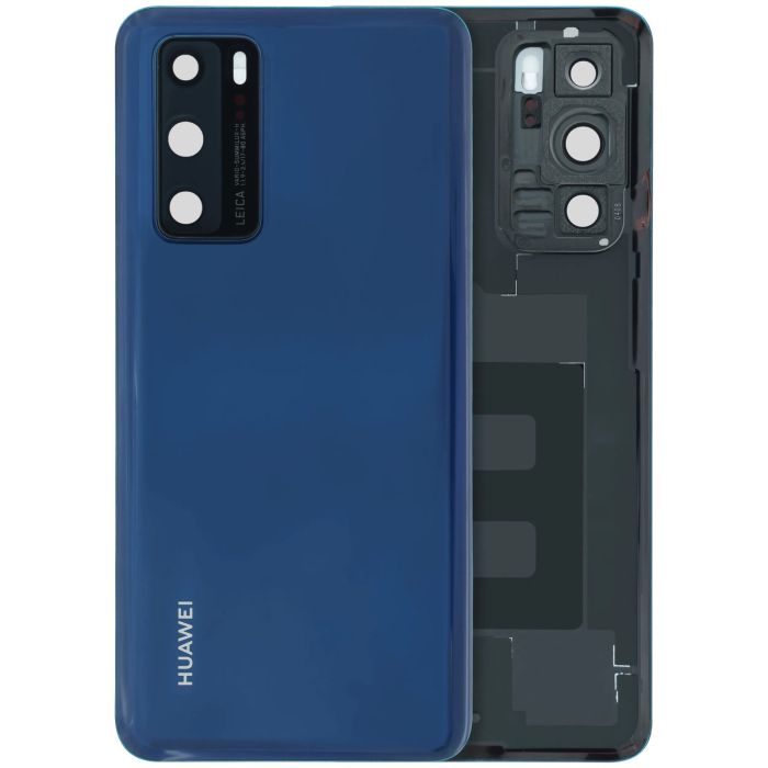 Rückseite Abdeckung für Huawei P40 (Original) (Blau)