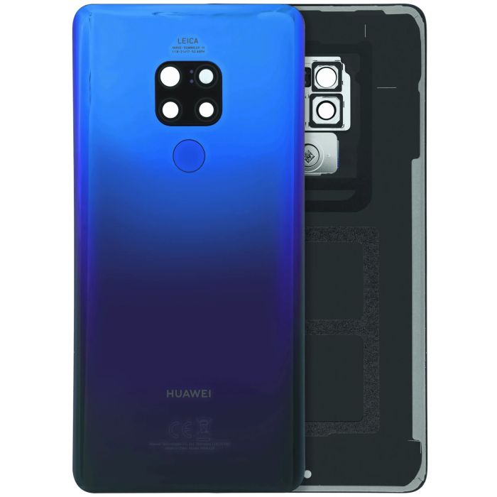 Rückglas mit Kameralinse für Huawei Mate 20 (Original) (Twilight)