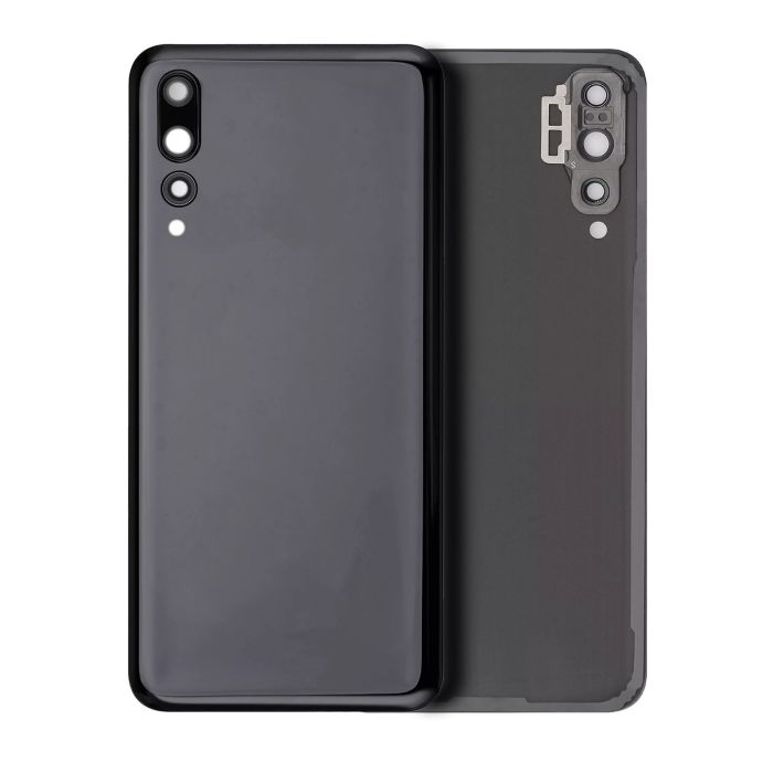 Rückseite Abdeckung mit Kameralinse für Huawei P20 Pro (Schwarz)