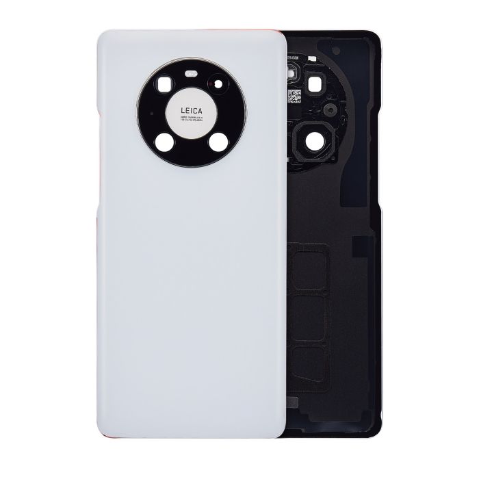 Rückglas mit Kameralinse für Huawei Mate 40 Pro (Matte White)