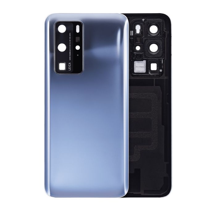 Rückglas mit Kameralinse für Huawei P40 Pro (Mirror Silver)