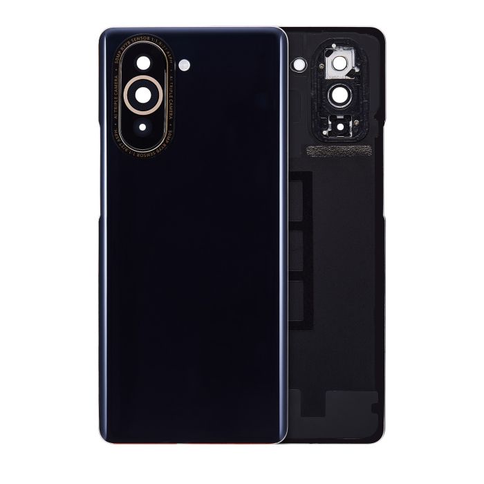 Rückglas mit Kameralinse für Huawei Nova 10 (Schwarz)