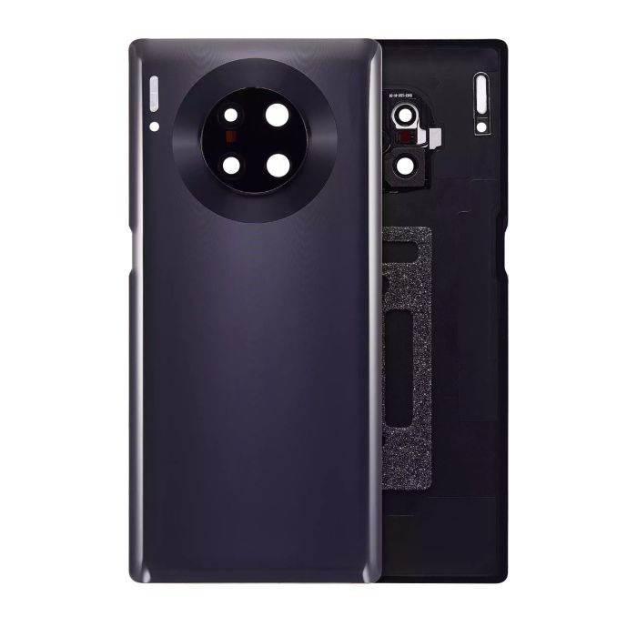 Rückglas mit Kameralinse für Huawei Mate 30 Pro (Schwarz)
