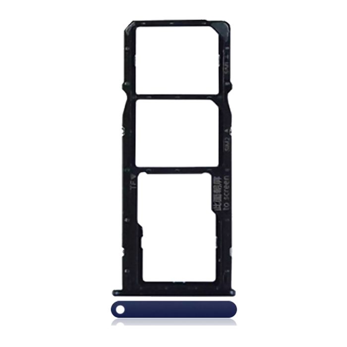 SIM-Kartenschacht Dual für Huawei Y7 Pro (2018) (Blau)