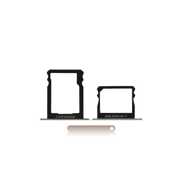 Sim Karte + SD Karte Schacht für Huawei P8 (Mystic Champagne)
