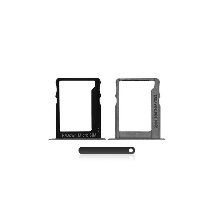 Sim Karte + SD Karte Schacht für Huawei P8 Lite (Schwarz)