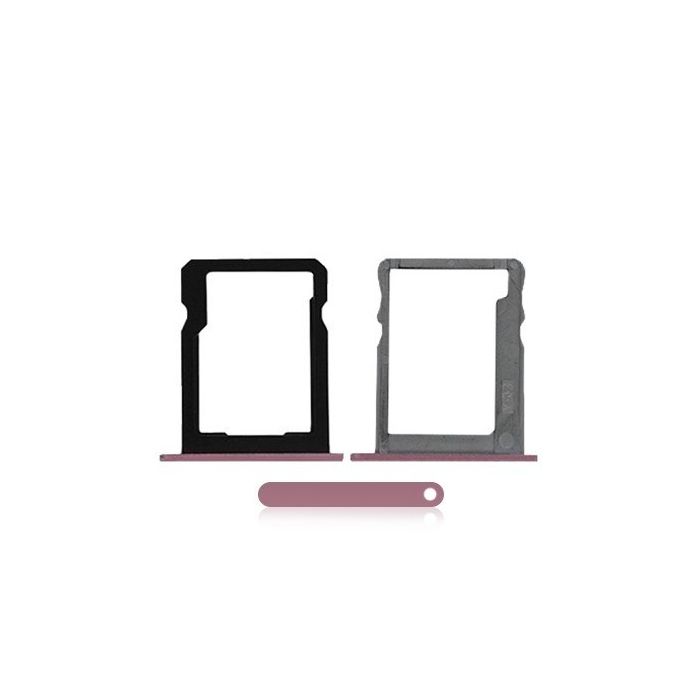Sim Karte + SD Karte Schacht für Huawei P7 (Pink)