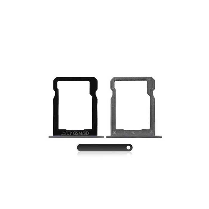 Sim Karte + SD Karte Schacht für Huawei P7 (Schwarz)