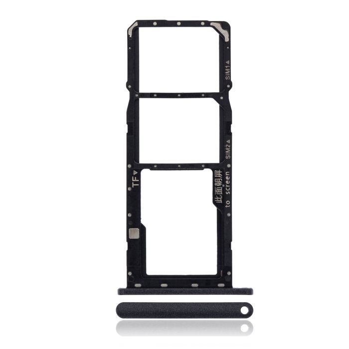 Dual Sim Schacht für Huawei Y7 (2019) (Midnight Black)