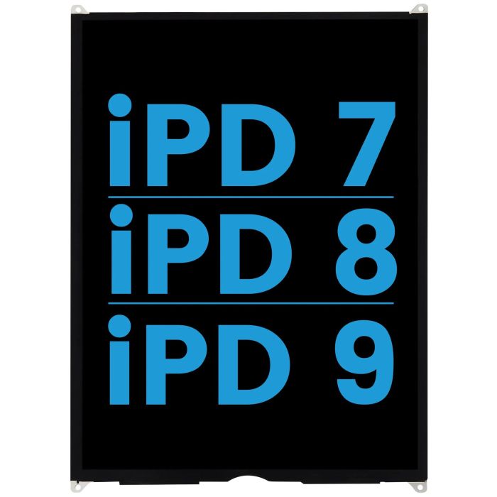 LCD für iPad 7 (2019)/ iPad 8 (2020)/ iPad 9 (2021) (Aftermarket)