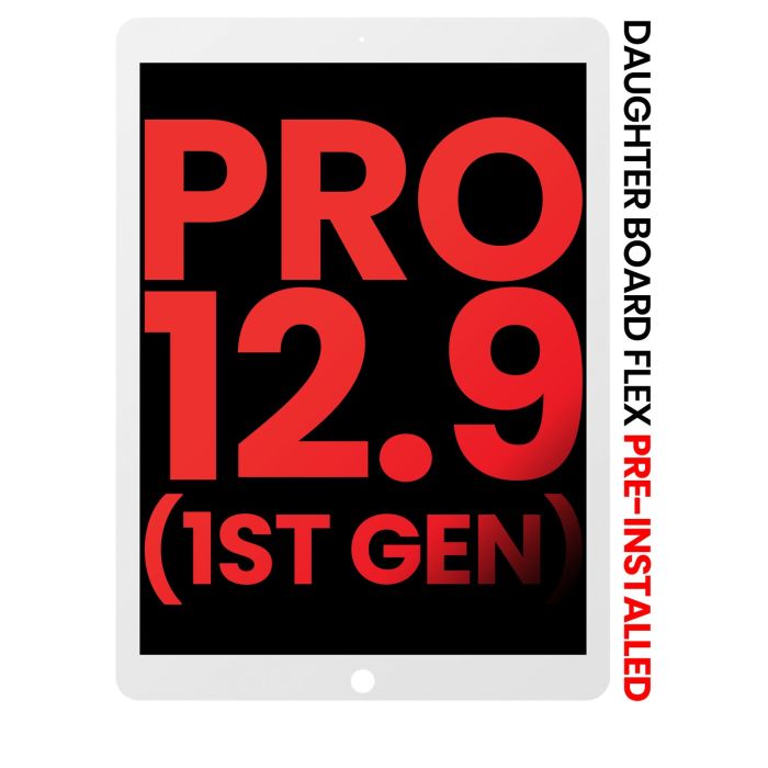 LCD Display Einheit mit Digitizer & Platine für iPad Pro 12.9" 1st Gen (Weiß)