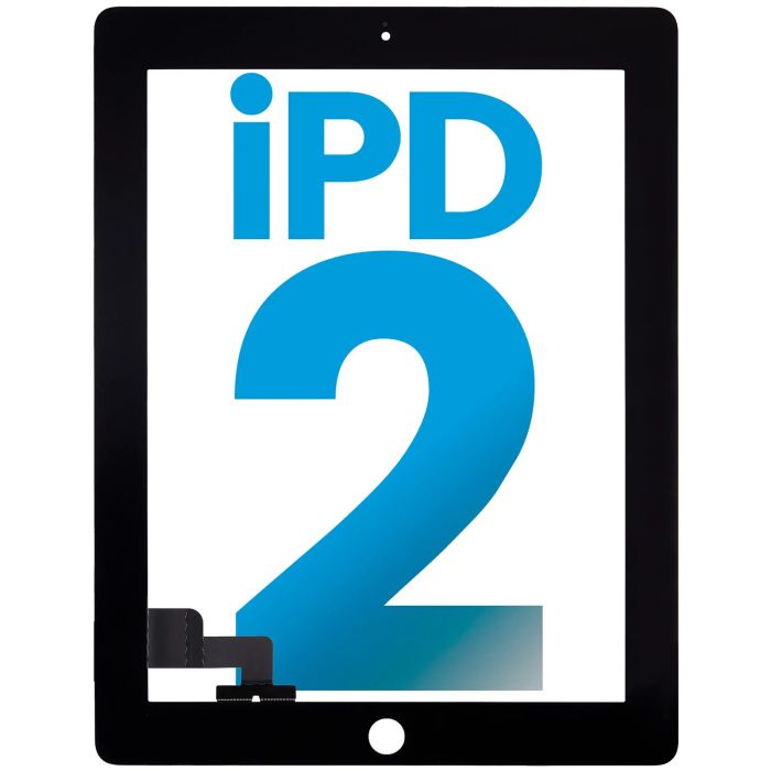 Digitizer für iPad 2 (Aftermarket) (Schwarz)