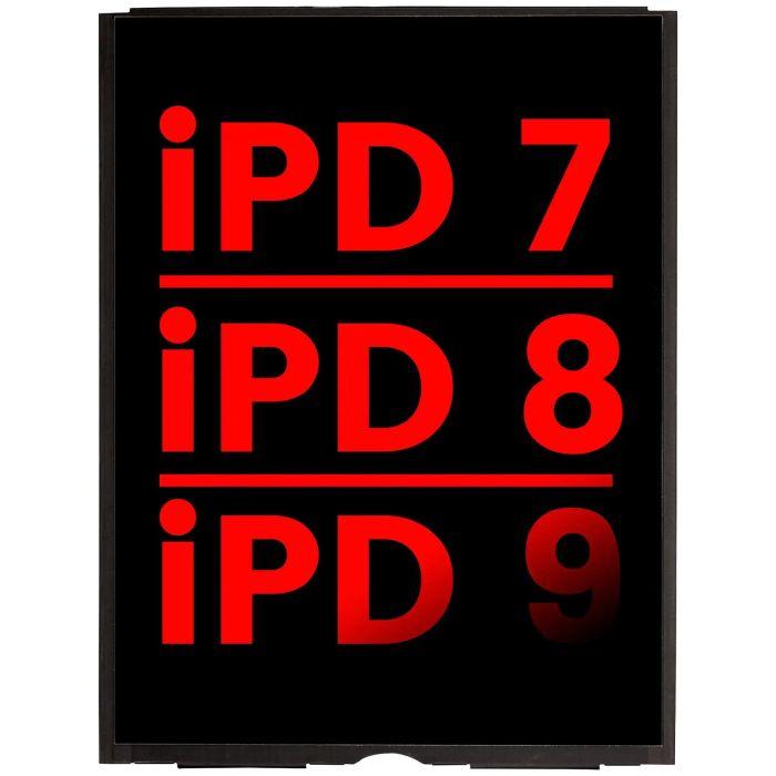 LCD für iPad 7 (2019)/ iPad 8 (2020)/ iPad 9 (2021) (Aftermarket Plus)