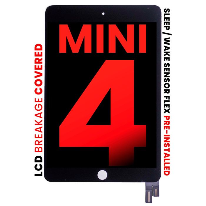 LCD Display Einheit mit Digitizer für iPad Mini 4 (Aftermarket Pro XO7)