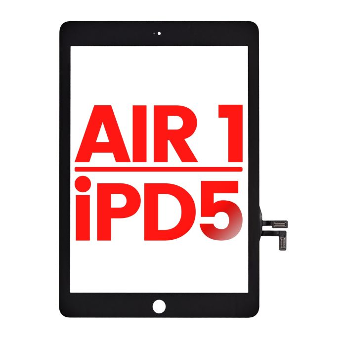 Digitizer für iPad Air 1/ iPad 5 (2017) (No Home-Taste Installed) (Schwarz)