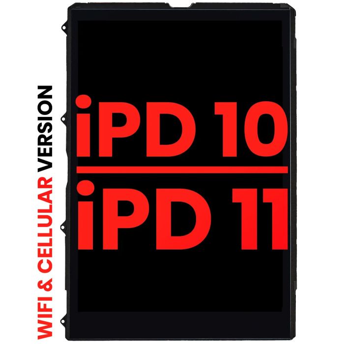 LCD Display Einheit für iPad 10 (2022)/ iPad 11 (2025) (WLAN/ Cellular)