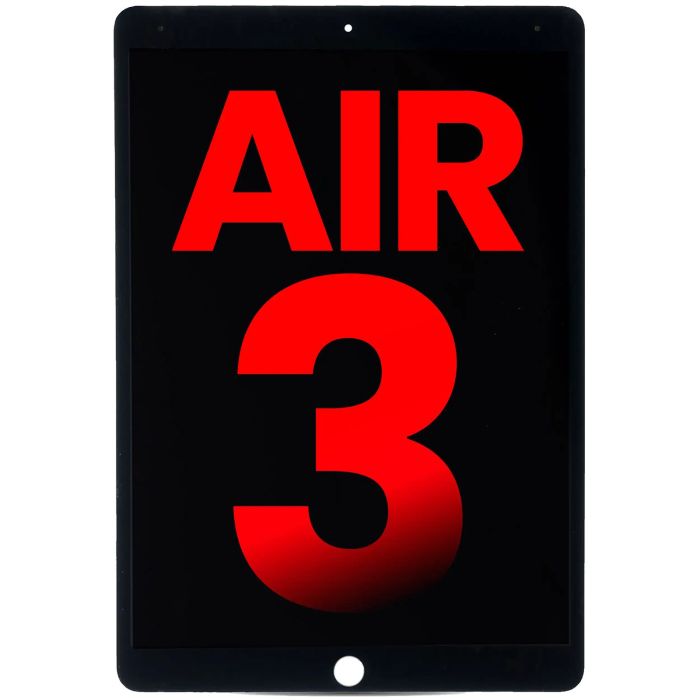 LCD Display Einheit mit Digitizer für iPad Air 3 (Aftermarket Plus) (Schwarz)