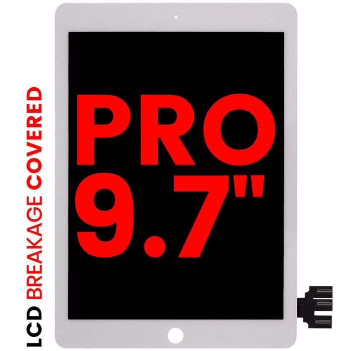LCD Display Einheit mit Digitizer für iPad Pro 9.7" (Aftermarket Pro XO7) (Weiß)