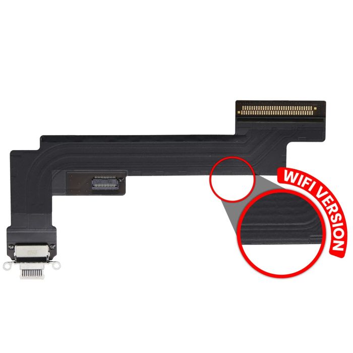 Ladebuchse Flexkabel für iPad Air 5 (WLAN nur) (Premium) (Pink)