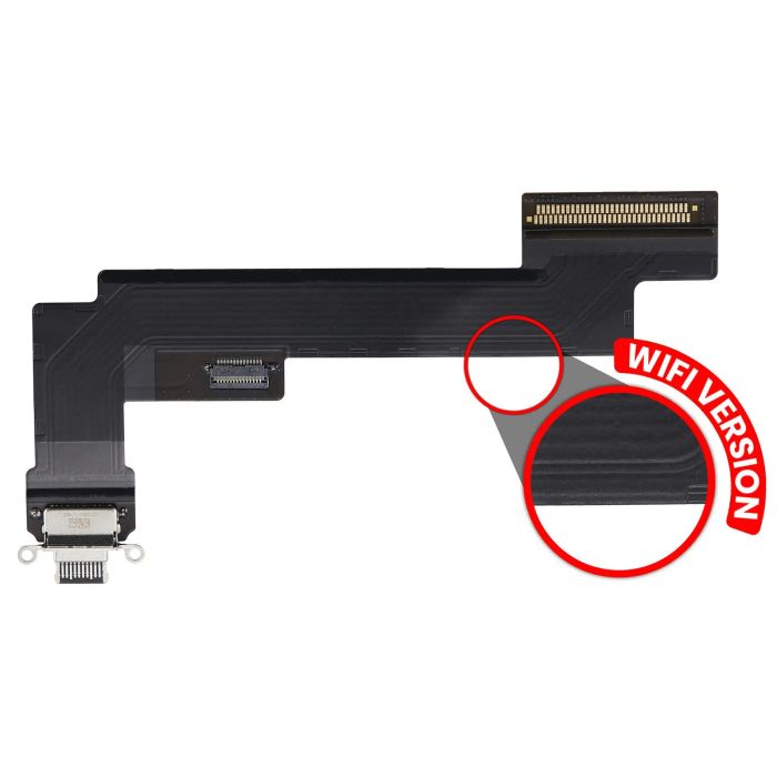 Ladebuchse Flexkabel für iPad Air 5 (WLAN nur) (Premium) (Space Grau)