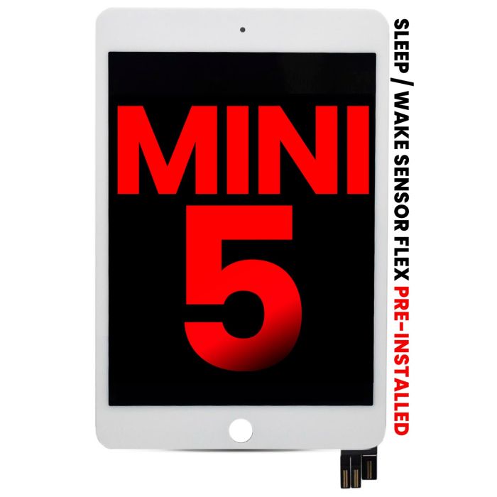 LCD Display Einheit mit Digitizer für iPad Mini 5 (Aftermarket Plus) (Weiß)