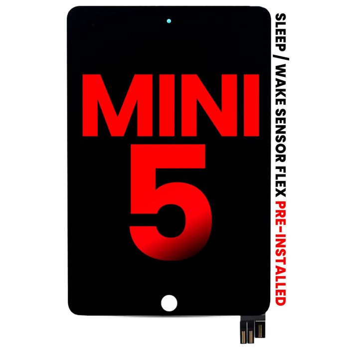 LCD Display Einheit mit Digitizer für iPad Mini 5 (Aftermarket Plus) (Schwarz)