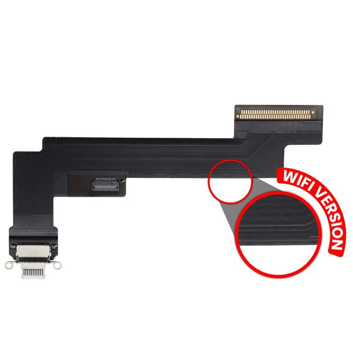 Ladebuchse Flexkabel für iPad Air 5 (WLAN nur) (Premium) (Polarstern)