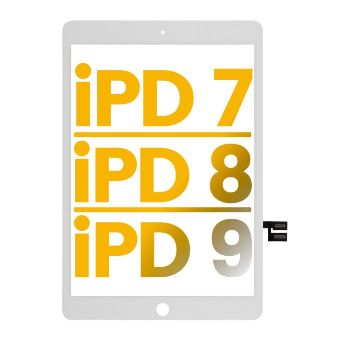 Digitizer für iPad 7 (2019)/ iPad 8 (2020)/ iPad 9 (2021) (Premium) (Weiß)
